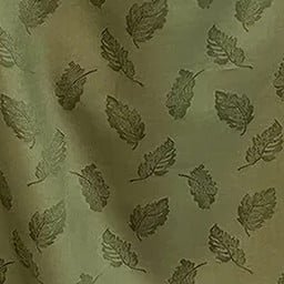 Cotone Verde - Trama Foglie