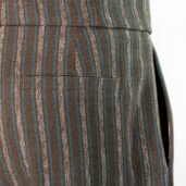 Tasca posteriore Pantalone Sartoriale in Cotone trama Sofa | Juri Carissimi