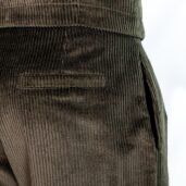 Tasca posteriore Pantalone Sartoriale in Velluto a coste | Juri Carissimi