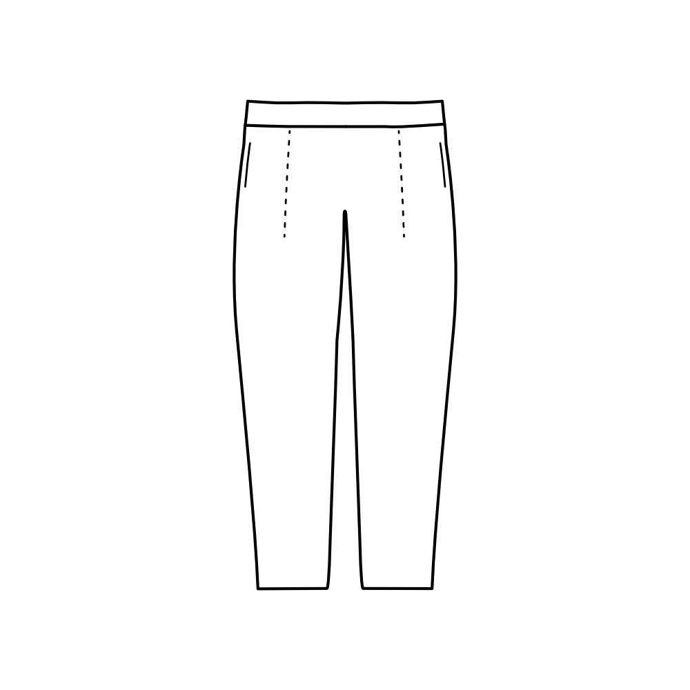 Pantalone morbido con una pence ed elastico in vita | Juri Carissimi