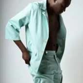 Abito Tiffany con Rever classico e manica 3/4 - Abbigliamento Sartoriale Made In Italy - Juri Carissimi