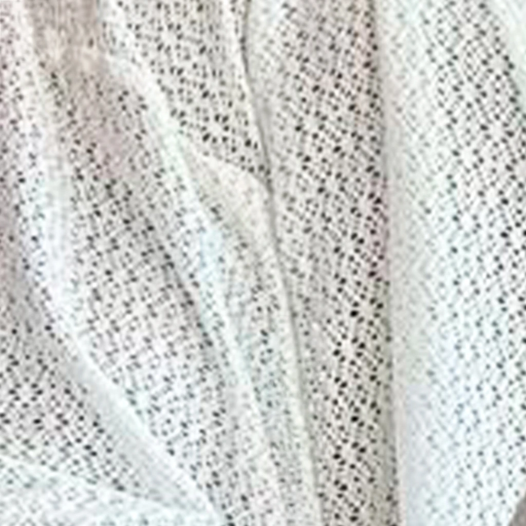 Cotone forato Bianco